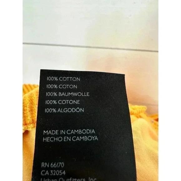 NWT - BDG‎ - Sz 25 Orange Corduroy Boyfriend High Rise Wide Leg Pant - Picture 7 of 15